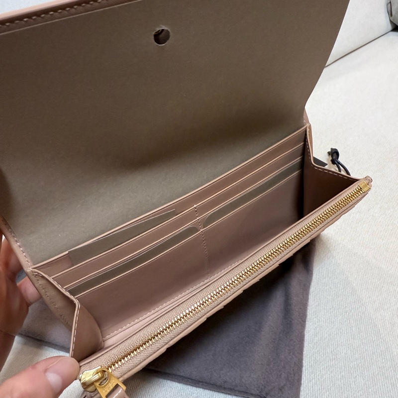 BOTTEGA VENETA 600873 奶茶色長夾-9