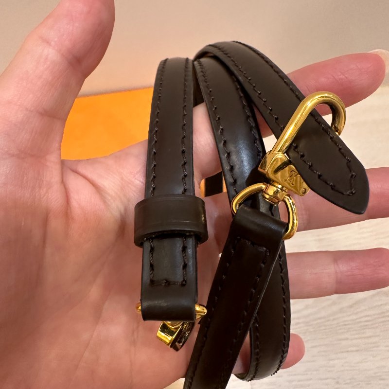 LV 1cm 咖啡背帶-7