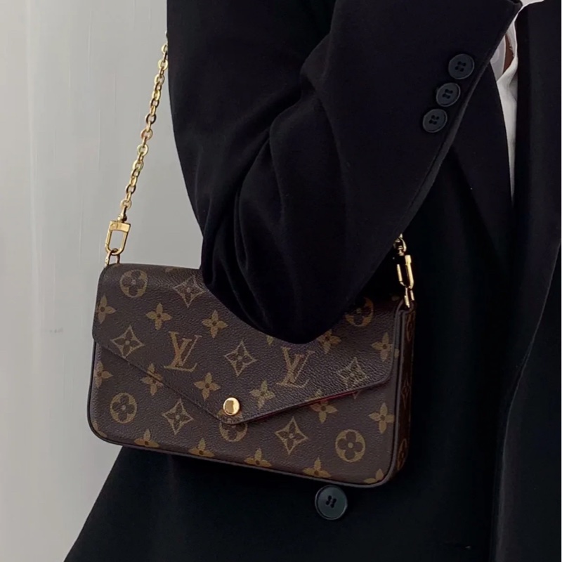 (全新全配🎁) LV 經典老花 三合一 斜背包 現省專櫃價差!-6