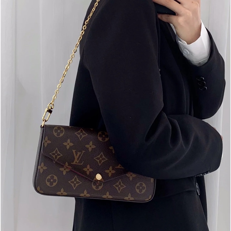 (全新全配🎁) LV 經典老花 三合一 斜背包 現省專櫃價差!-7