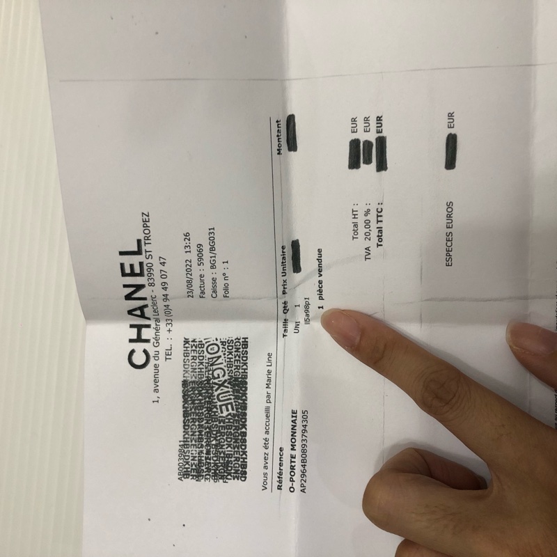 全新 香奈兒荔枝雙層卡包 黑色 晶片款-20