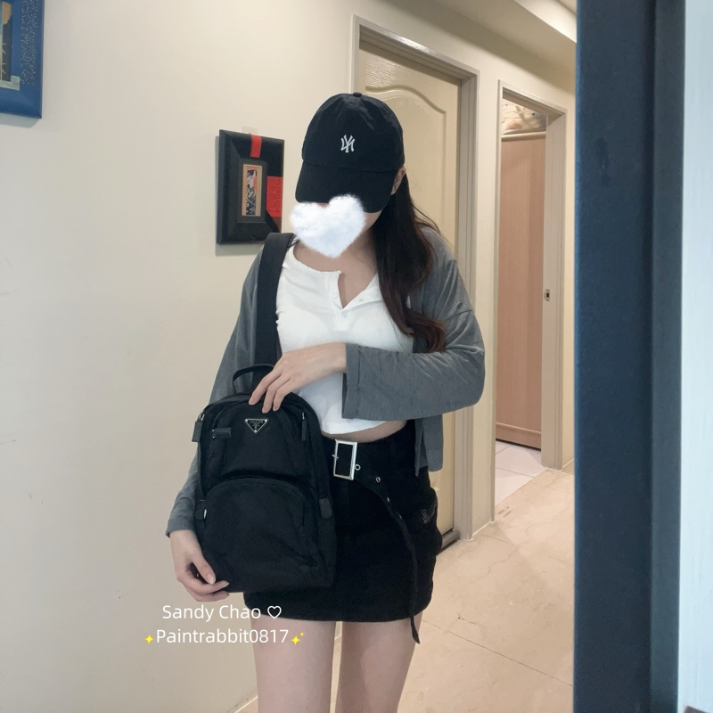 ෆPrada 單肩後背包-5