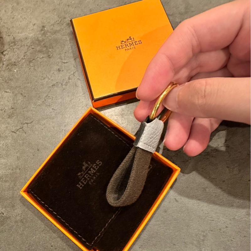 愛馬仕鑰匙圈 全新-0