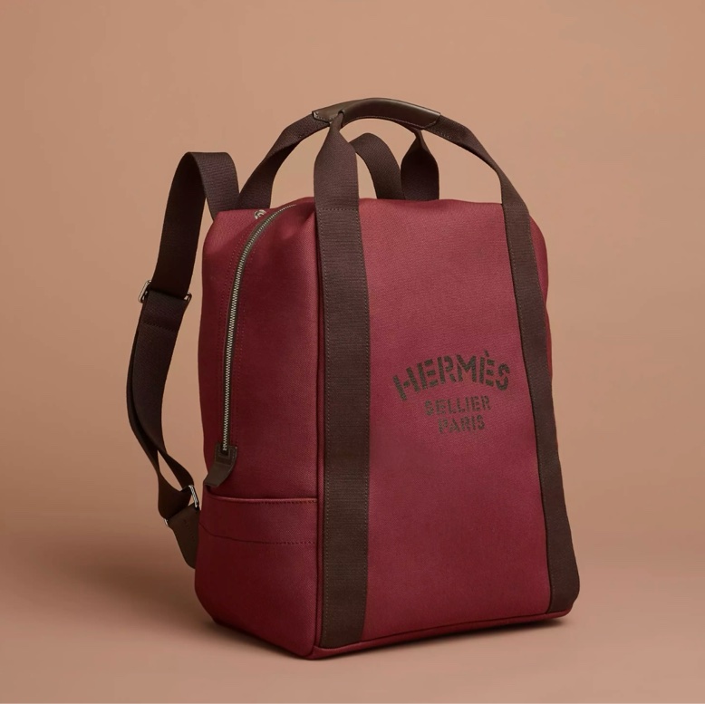 愛馬仕後背包 全新-4
