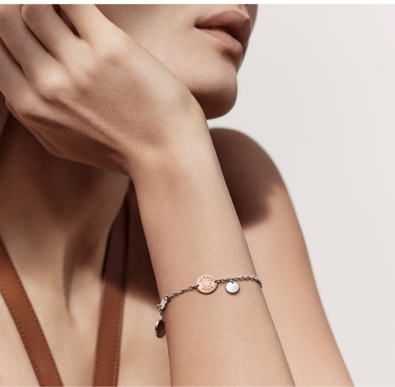 全新愛馬仕帶logo 手鏈-1