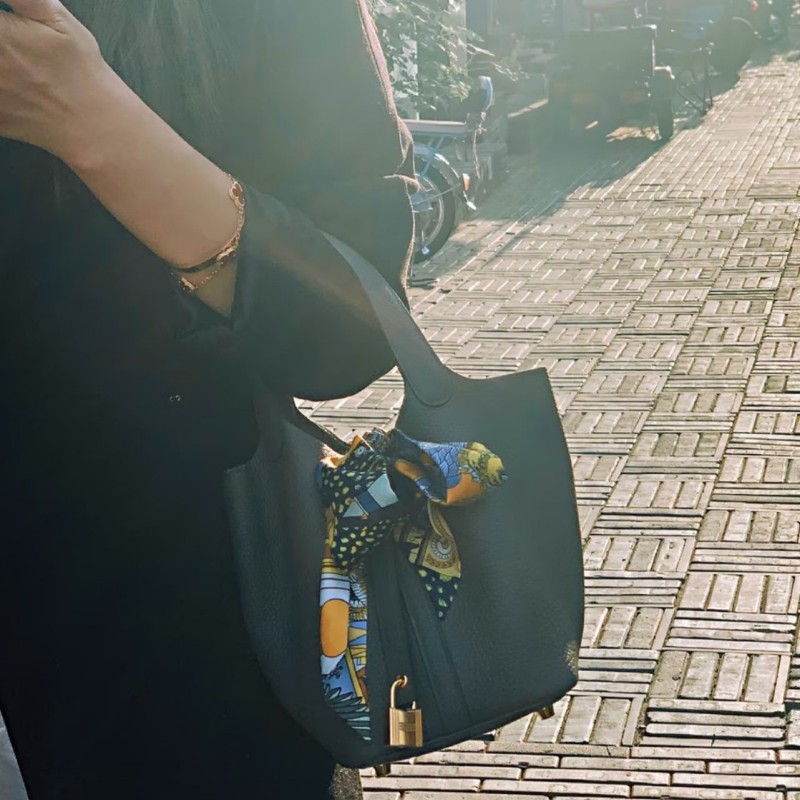 Hermes 愛馬仕 菜籃子 picotin18 錫器灰  灰錫色 錫灰色-1