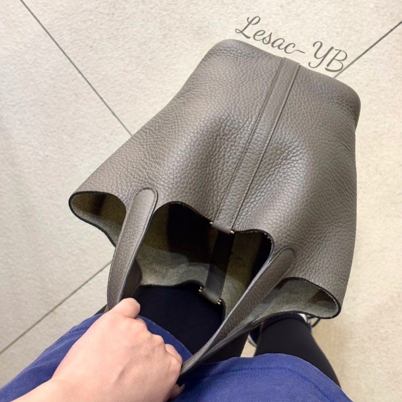 Hermes 愛馬仕 菜籃子 picotin18 錫器灰  灰錫色 錫灰色-3