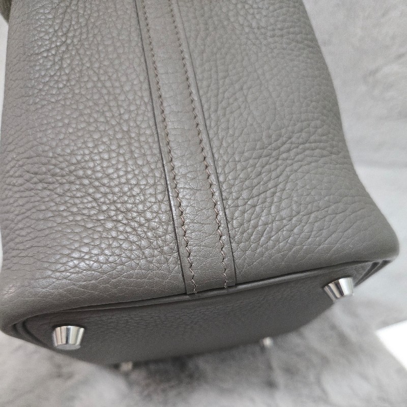 Hermes 愛馬仕 菜籃子 picotin18 錫器灰  灰錫色 錫灰色-23