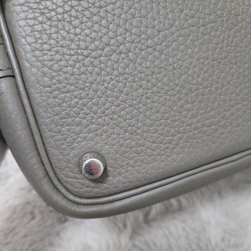 Hermes 愛馬仕 菜籃子 picotin18 錫器灰  灰錫色 錫灰色-26