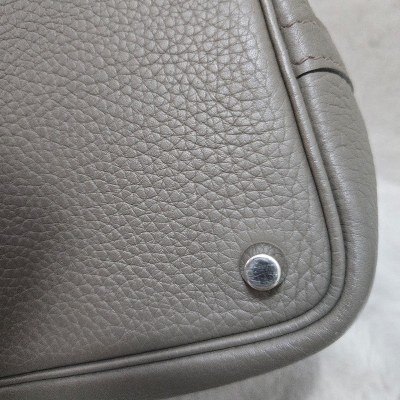 Hermes 愛馬仕 菜籃子 picotin18 錫器灰  灰錫色 錫灰色-28