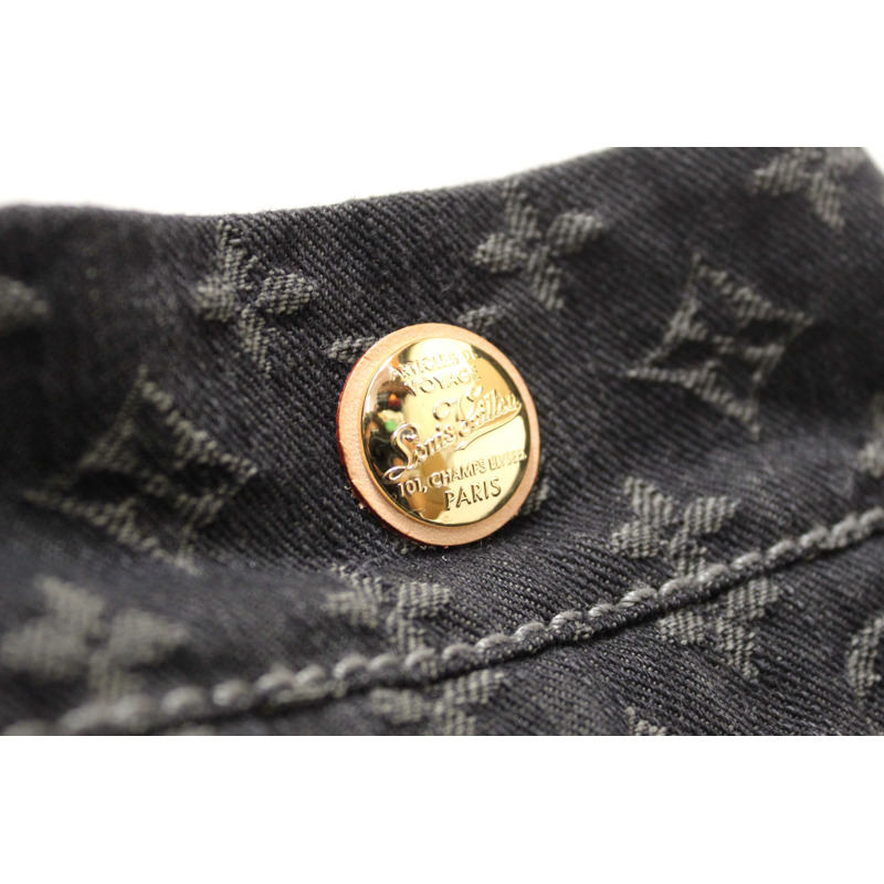 Louis Vuitton Black Monogram Denim Denim Daily PM Hobo Shoulder Bag-7