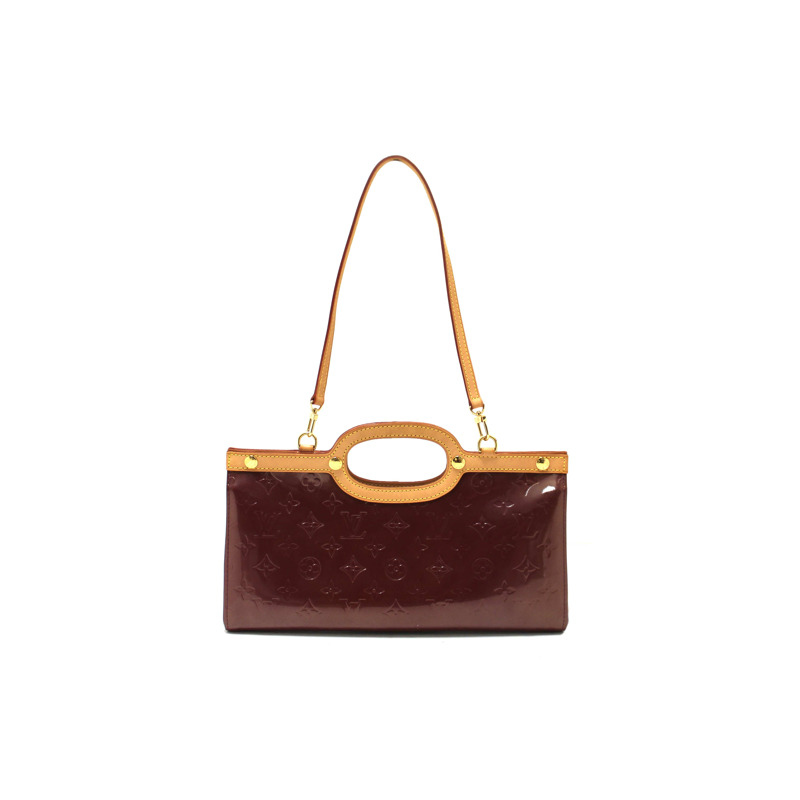 Louis Vuitton Purple Monogram Vernis Leather Roxbury Drive Bag-1