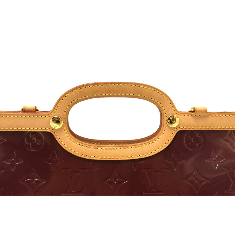 Louis Vuitton Purple Monogram Vernis Leather Roxbury Drive Bag-4