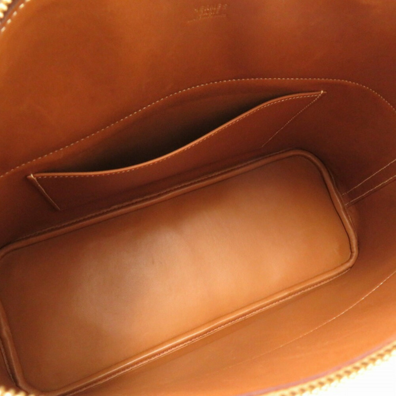 Hermès Bolide 35 Couchvel 金色手提包棕色 1370 HERMES-6