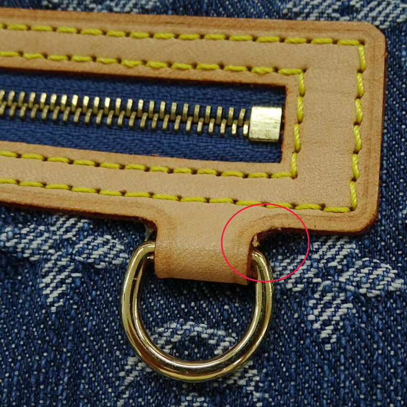 Louis Vuitton Monogram Denim 女士手拿包/小袋/手拿包（藍色）（M95007 TH0057）-11