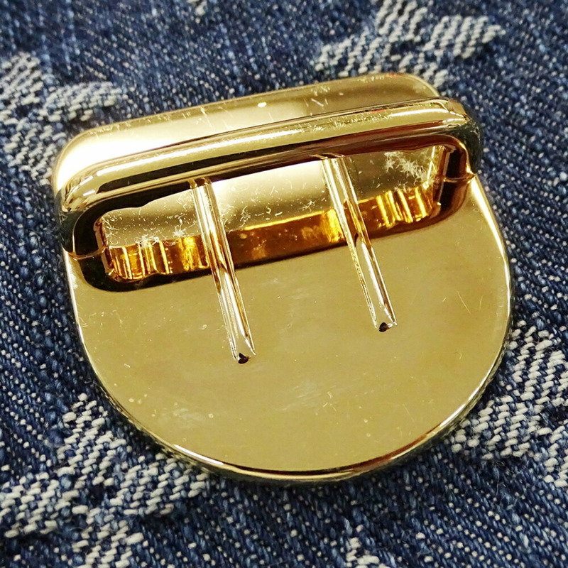 Louis Vuitton Monogram Denim 女士手拿包/小袋/手拿包（藍色）（M95007 TH0057）-12