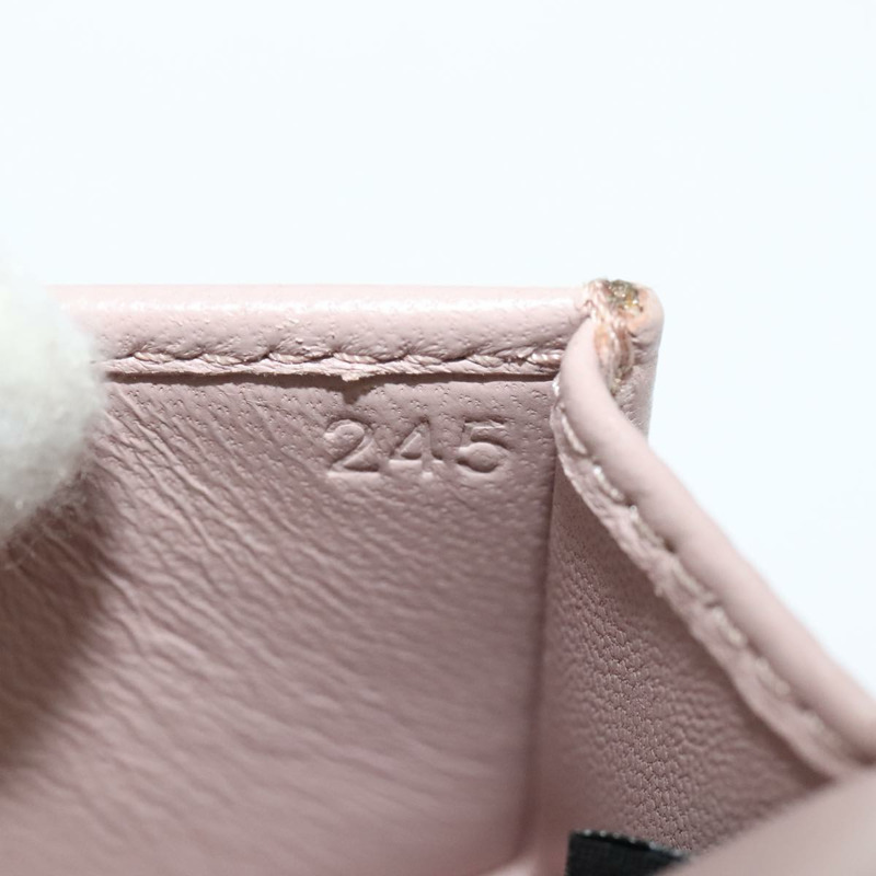 【日本直送】Miu Miu 絎縫頸袋單肩包皮革粉紅金色正品 132494-11