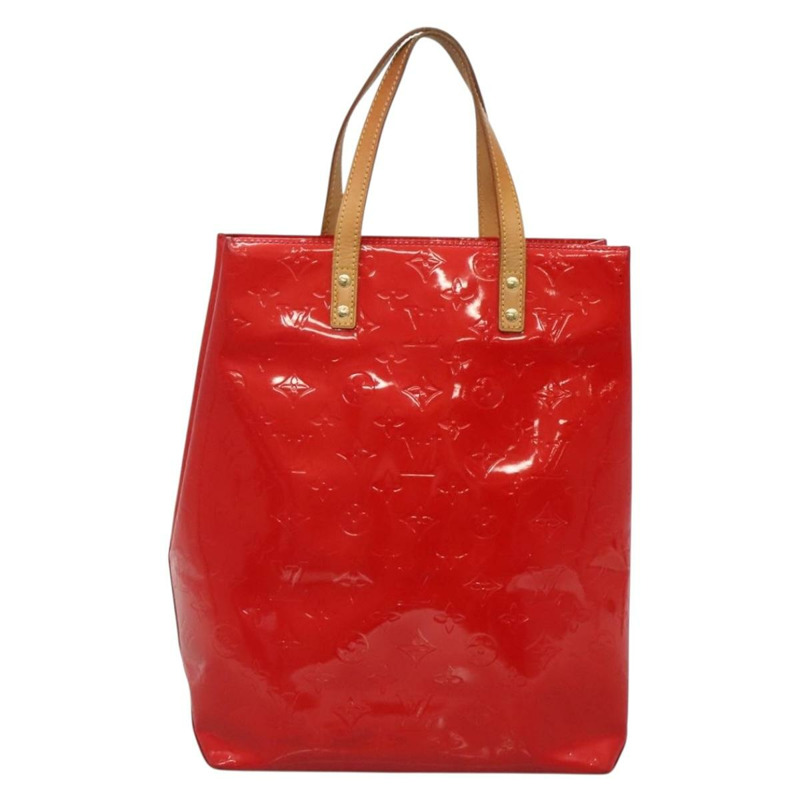 【日本直送】路易威登 Monogram Vernis Reade 中型手提包紅 M91086 LV 正品 BA4169-1