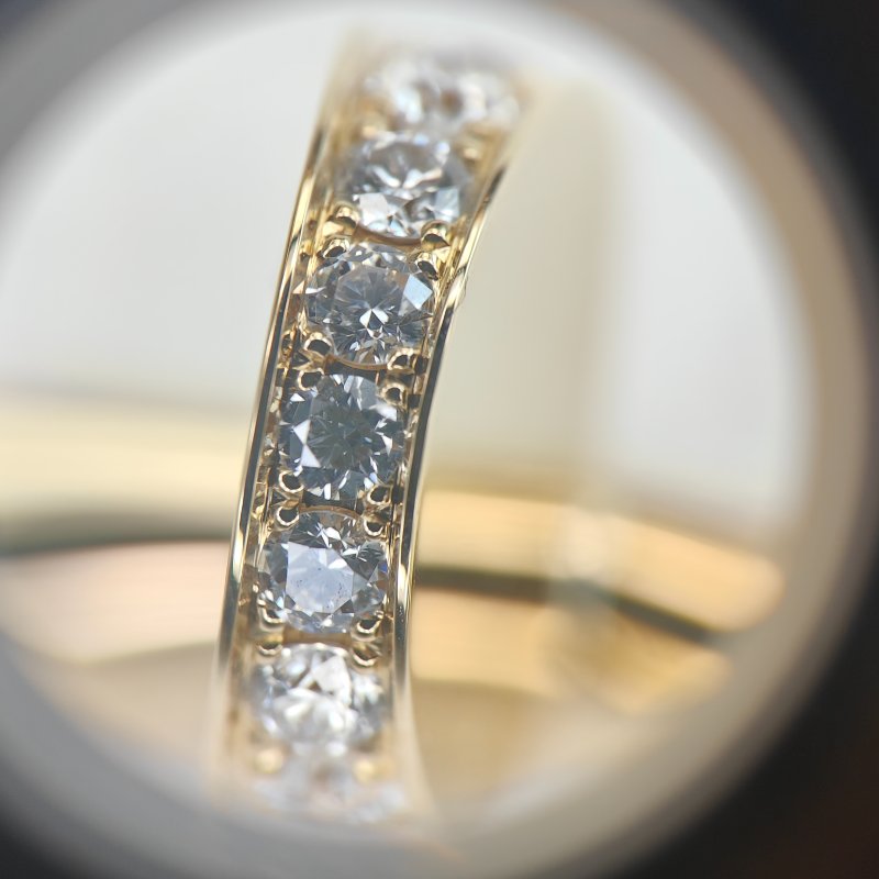 Cartier 卡地亞 juste un clou 18K黄金 粗版頭尾鑽石手環 Size 17 Bracelet-4