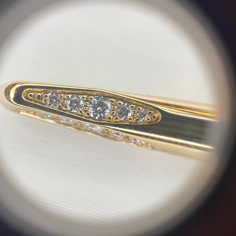 Cartier 卡地亞 juste un clou 18K黄金 粗版頭尾鑽石手環 Size 17 Bracelet-5