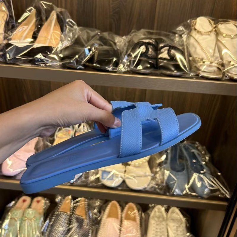HERMES 拖鞋 只穿兩次很新-2