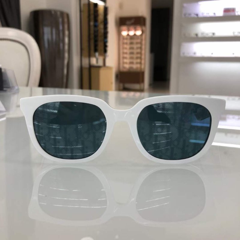 DIOR 白框 男女同款 太陽眼鏡全新全配-0