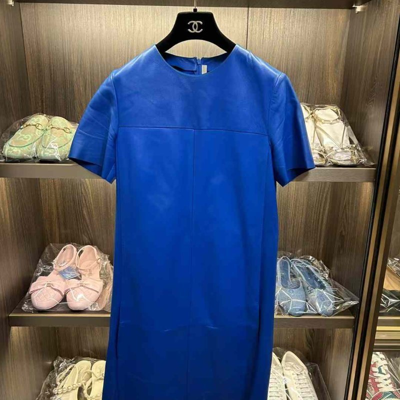 Celine 羊皮連身裙 尺寸36碼 自行清洗一下 纯羊皮的-2