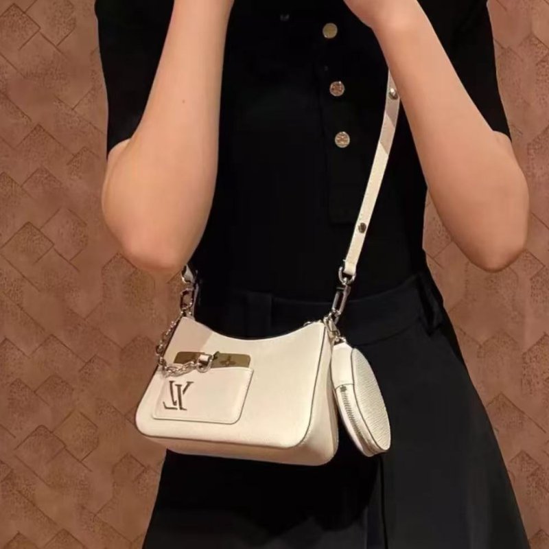 Lv Marelle Epi水波紋 新款二合一包,白色很氣質洋氣 配件:塵袋 票 盒子 19x13.5x6.5 全新-0