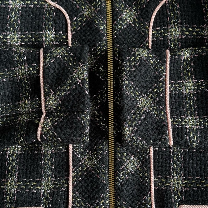 Gucci金絲格紋外套38碼-4