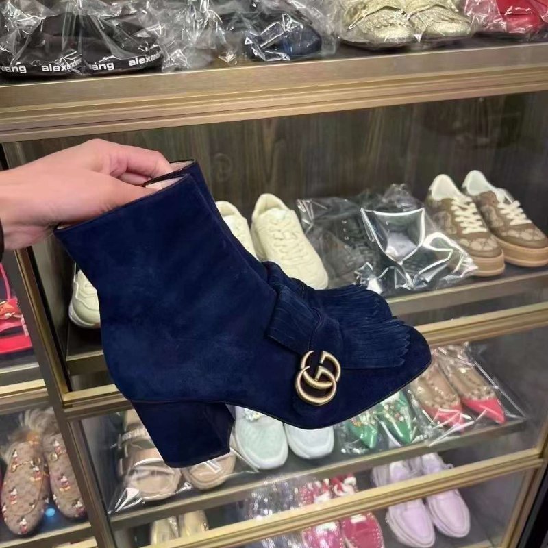 GUCCI 短靴 尺寸37.5碼 已貼底-0