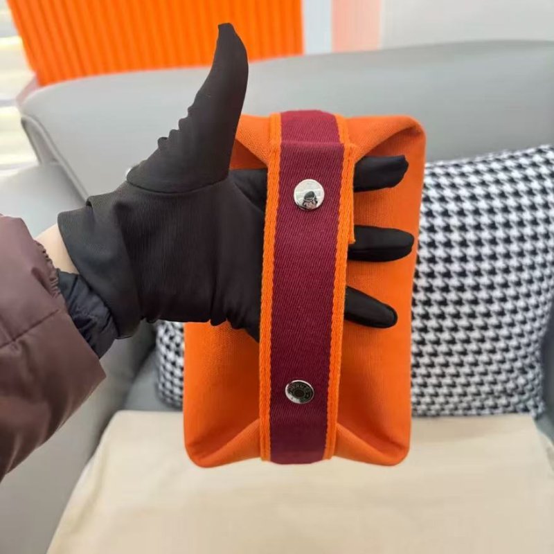 Hermes 手拿飯盒包 橙色 幾乎全新-1