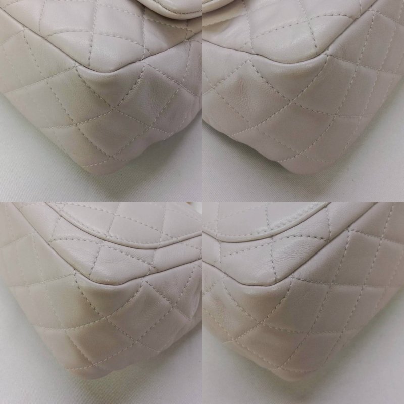 CHANEL 淡紫灰金球方胖-9