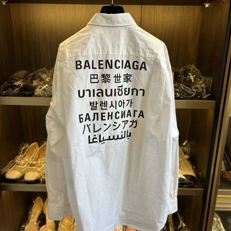 Balenciaga 襯衫 37號 胸圍126 前長75 後長 78寬鬆版 沒穿幾次 很新-5