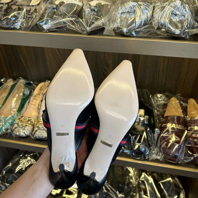 GUCCI 高跟鞋 39號 僅試穿-2
