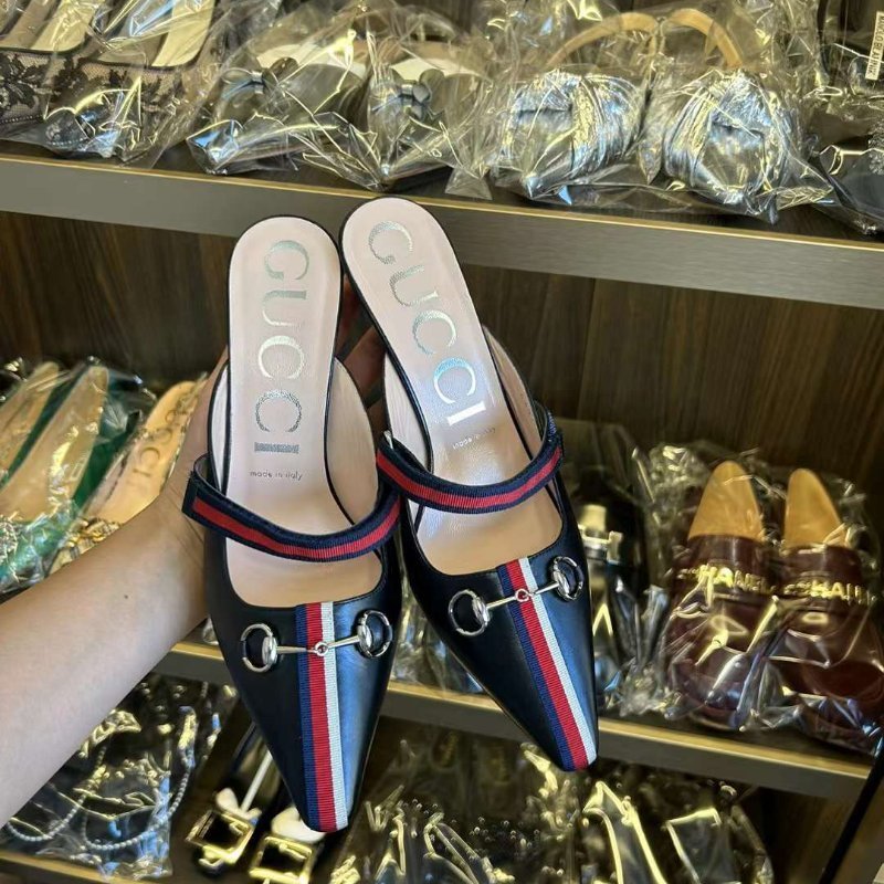 GUCCI 高跟鞋 39號 僅試穿-3