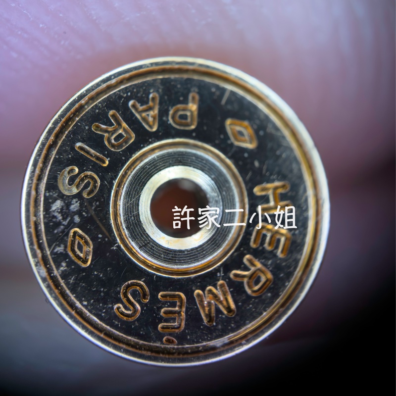 Hermes 98新閒置 Pop H Mini耳環 奶茶色玫瑰金-5