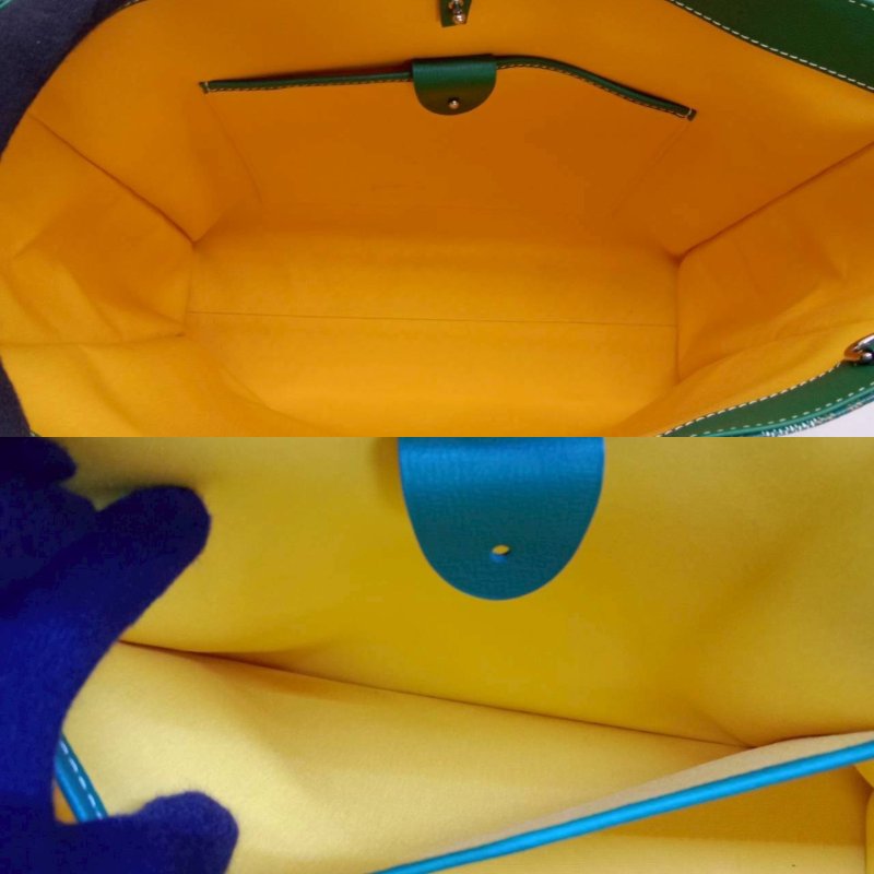 GOYARD VOLTAIRE綠色手提包-2