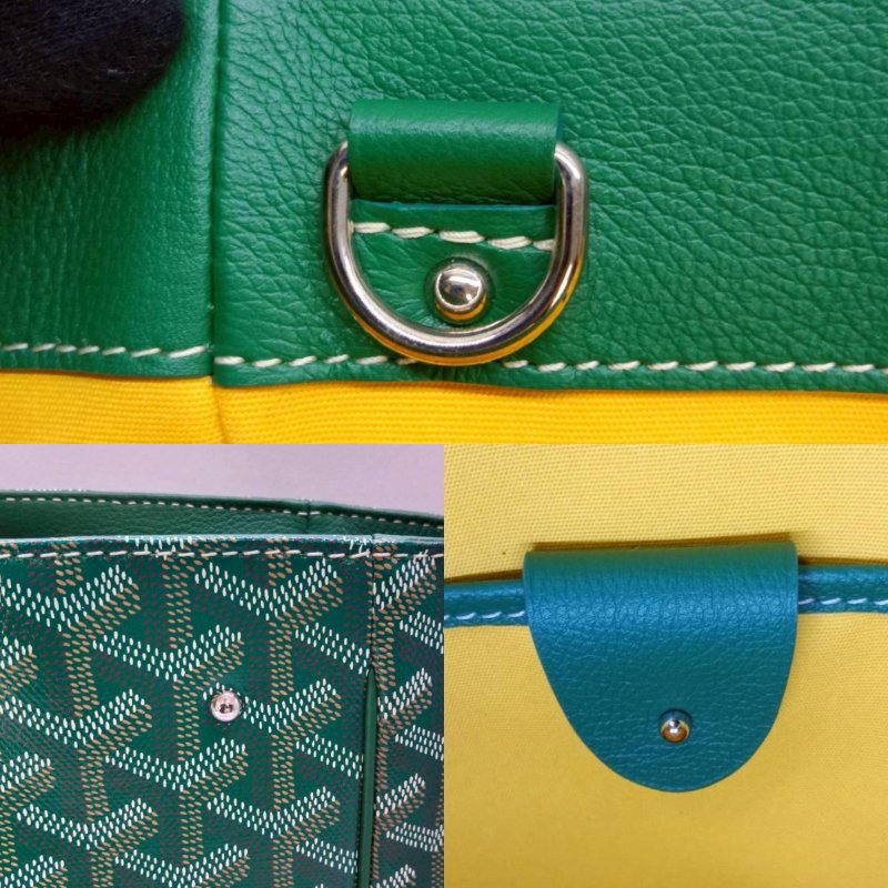 GOYARD VOLTAIRE綠色手提包-3