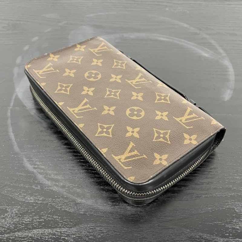 LV ZippyMacassar老花手拿錢包 23*15*4 98新配件塵袋-4
