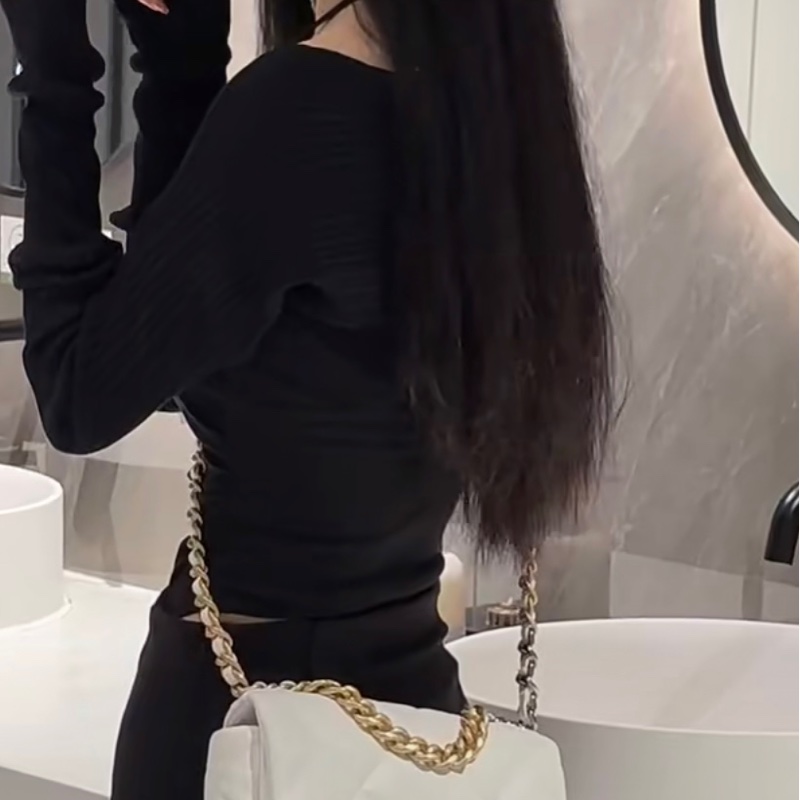 香奈兒/Chanel 19bag 白色 中号30*20-1