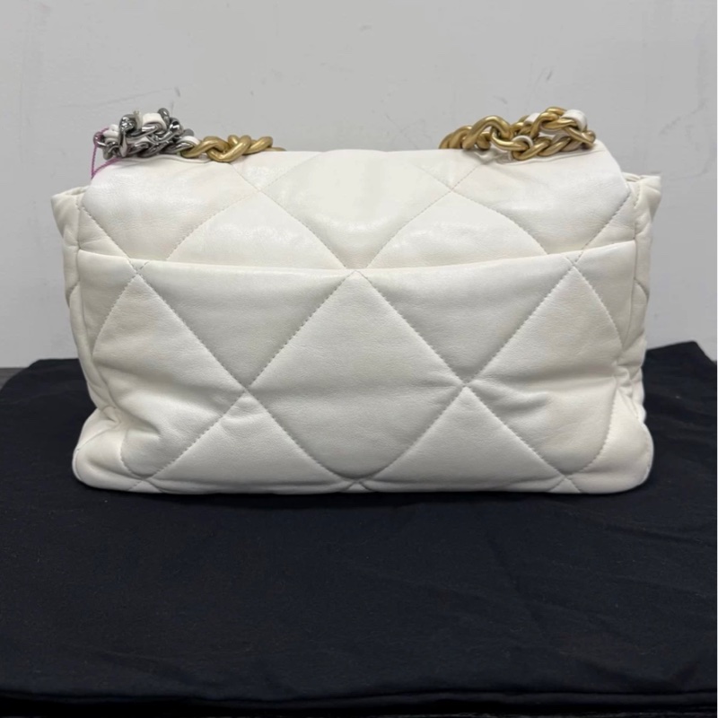 香奈兒/Chanel 19bag 白色 中号30*20-4