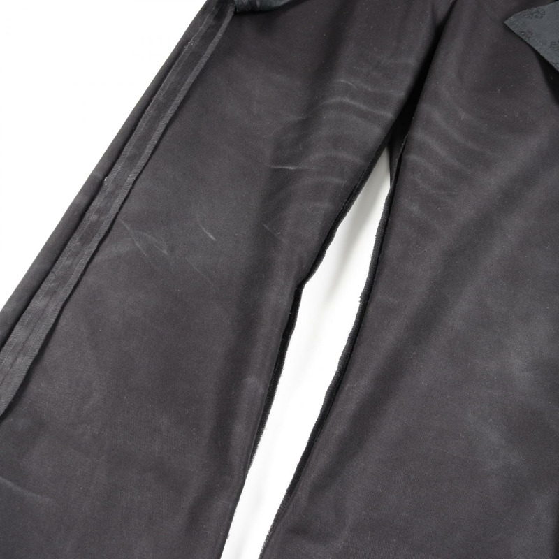 CHROME HEARTS 十字球扣斜紋棉布褲 黑色 二手男款-13