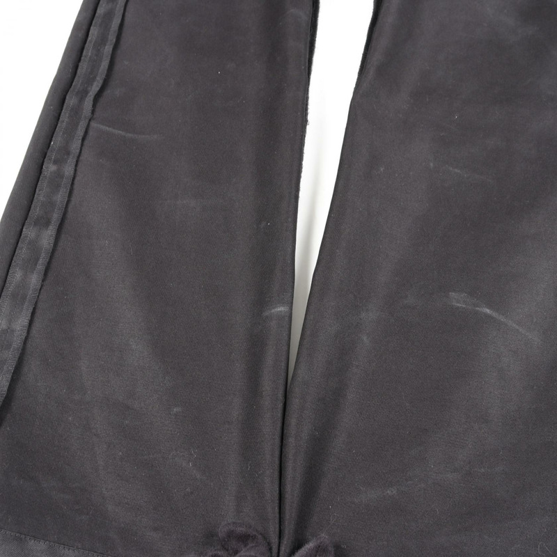 CHROME HEARTS 十字球扣斜紋棉布褲 黑色 二手男款-14