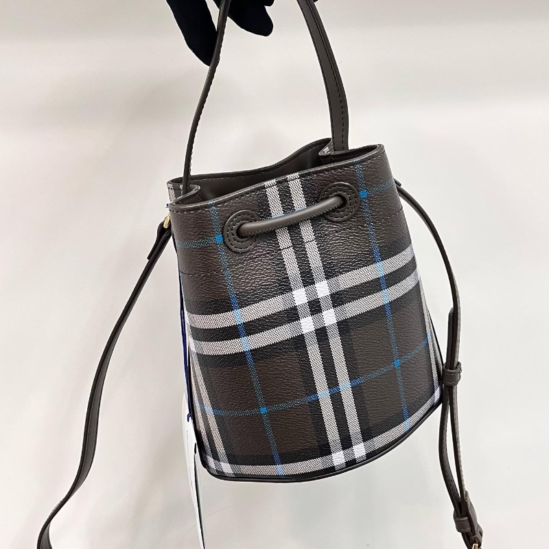 Burberry bucket grey bag-1
