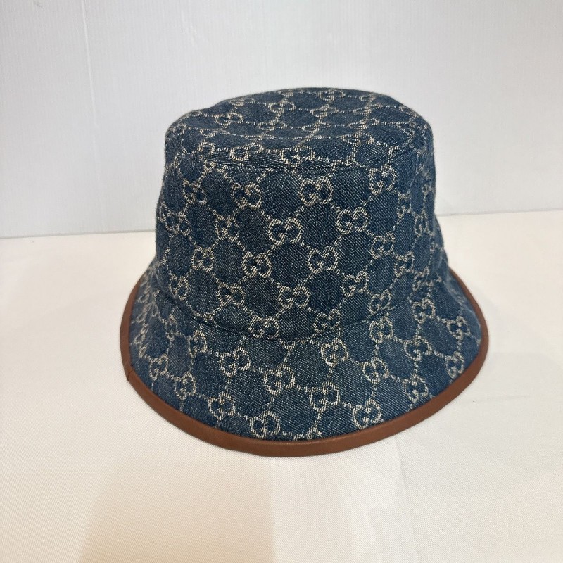 莉亞精品♡Gucci 牛仔漁夫帽 尺碼M-2