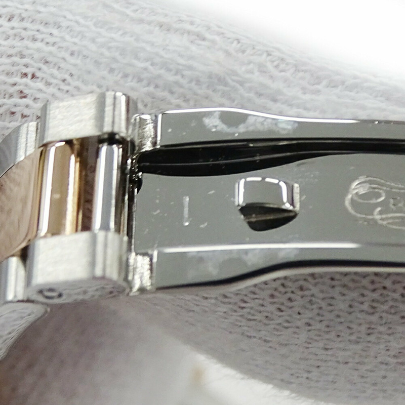 勞力士 Datejust 179161NR(隨機編號)女士腕錶,帶蓮花、貝殼和鑽石設計,自動上鍊,不銹鋼,玫瑰金,PG 組合,已大修拋光-9