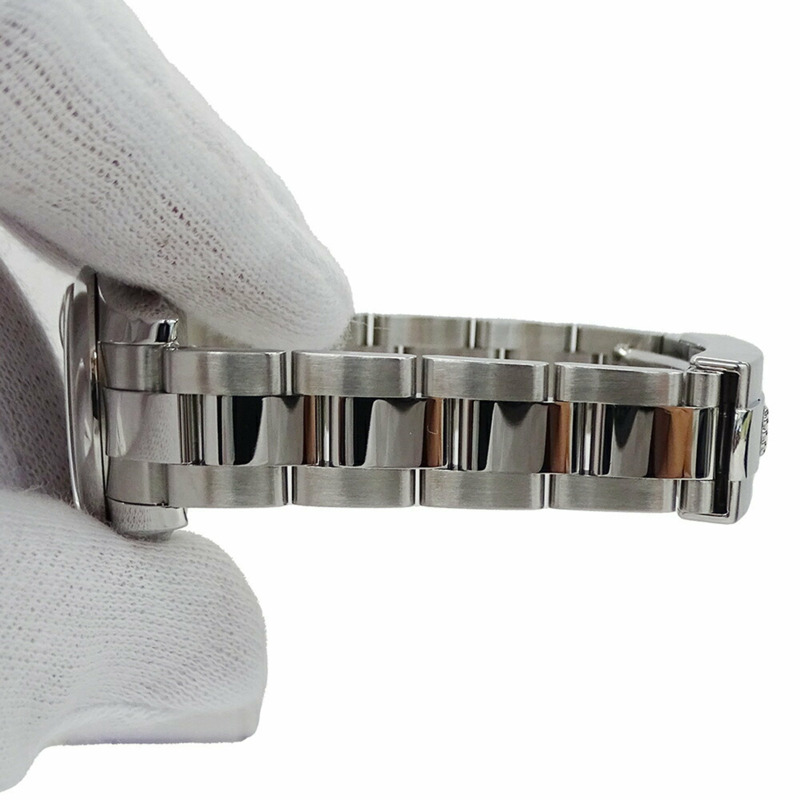 Rolex Datejust 179160 M 編號女士自動腕錶,不鏽鋼,銀色,白色,輪盤紋,拋光-6