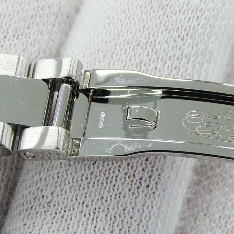 Rolex Datejust 179160 M 編號女士自動腕錶,不鏽鋼,銀色,白色,輪盤紋,拋光-9