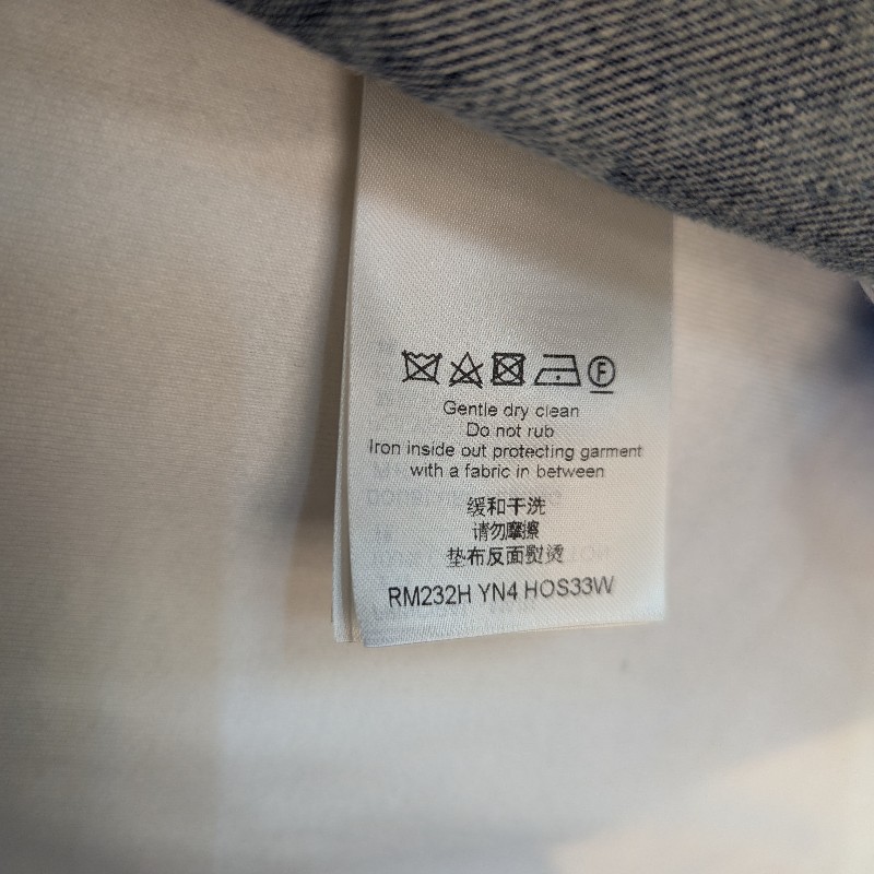莉亞精品♡LV草間彌生聯名點點牛仔短袖襯衫 尺碼L-5