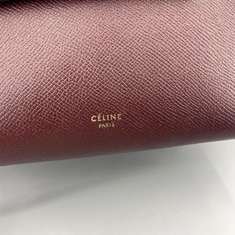 CELINE 賽琳鯰魚包酒紅nano 尺寸約20*20*10cm-20